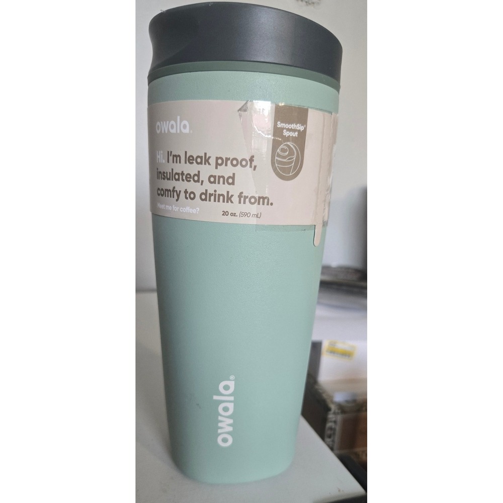 Owala SmoothSip Insulated Stainless Steel 20oz Tumbler Misty Meadow Mint Green